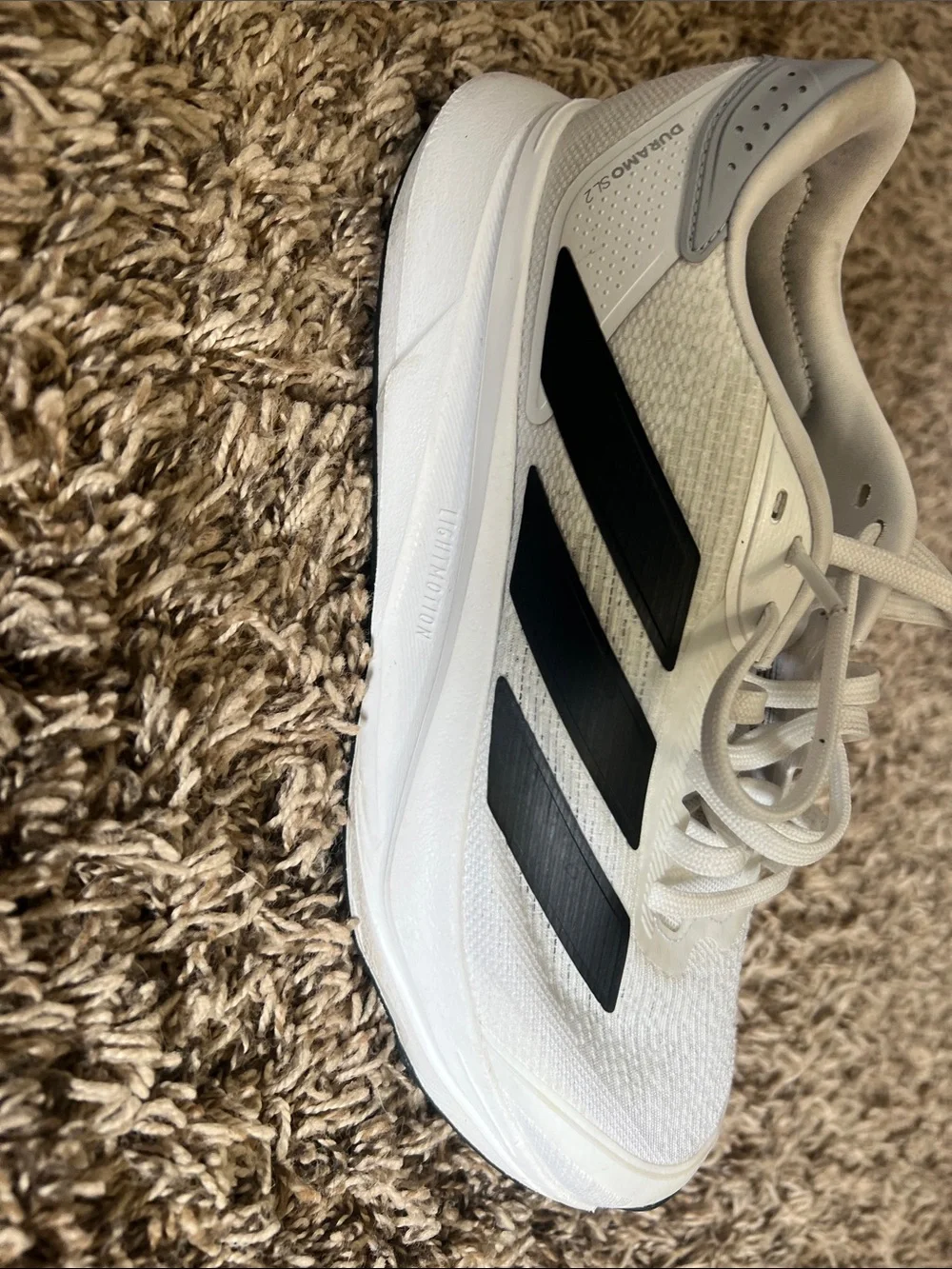 adidas White and Black Men's Athletic Shoes
